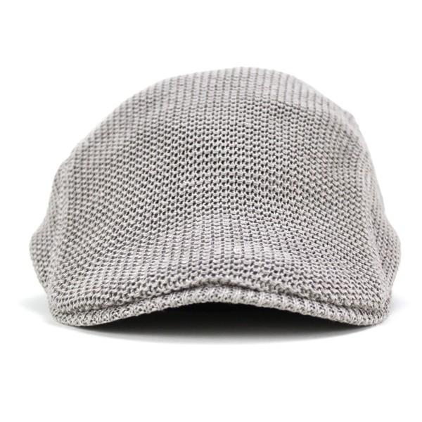 ボルサリーノBorsalino  グレー　帽子ハンチングコーデュロイ新品未使用品 Borsalino ハンチング 帽子 メンズ 麻ニット ボルサリーノ