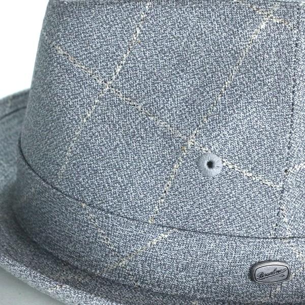 Borsalino（ボルサリーノ） ハット リネンツイル 中折れハット メンズ