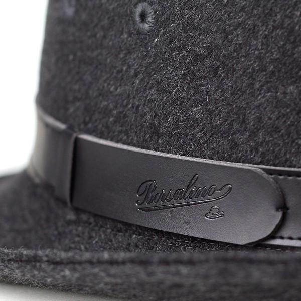 ハット カシミヤ ボルサリーノ borsalino 高級素材 中折れハット 秋冬 お洒落 チャコールグレー｜elehelm-hatstore｜05