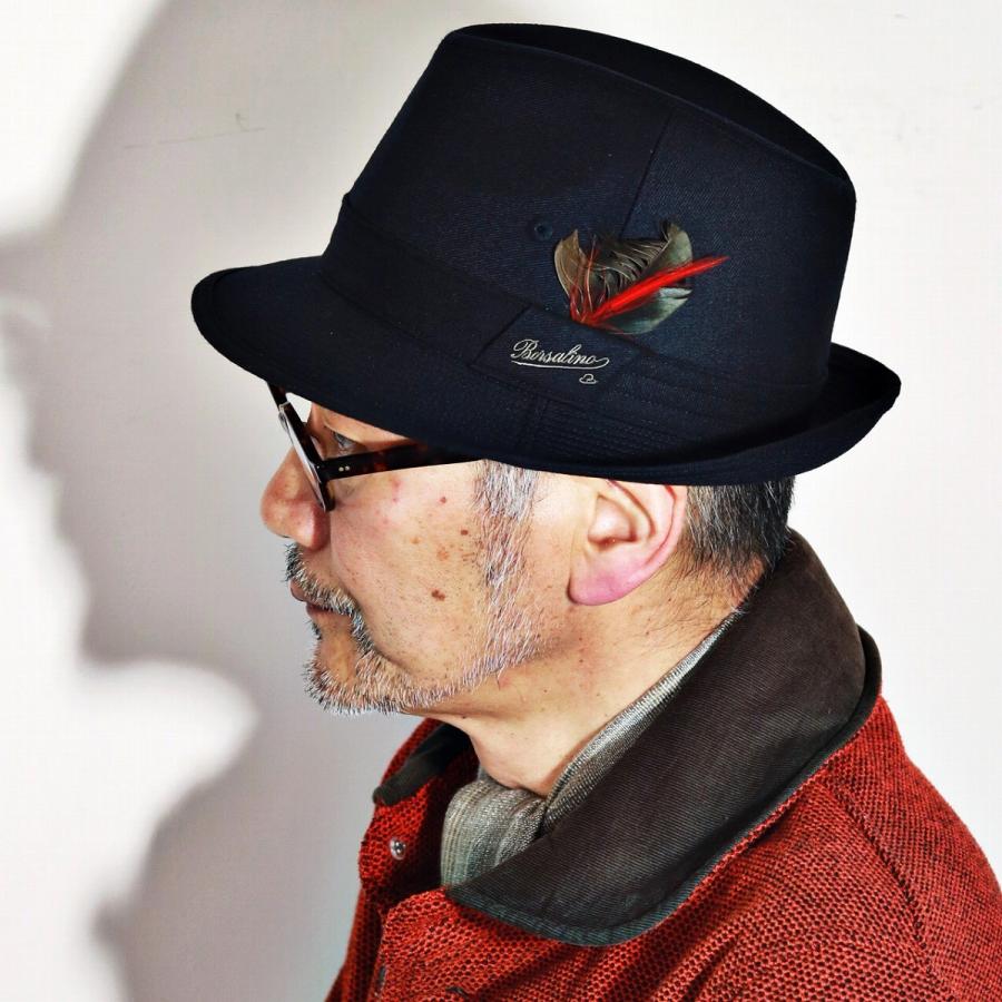 Borsalino 中折れハット ボルサリーノ ハット ウール フラノ borsalino 