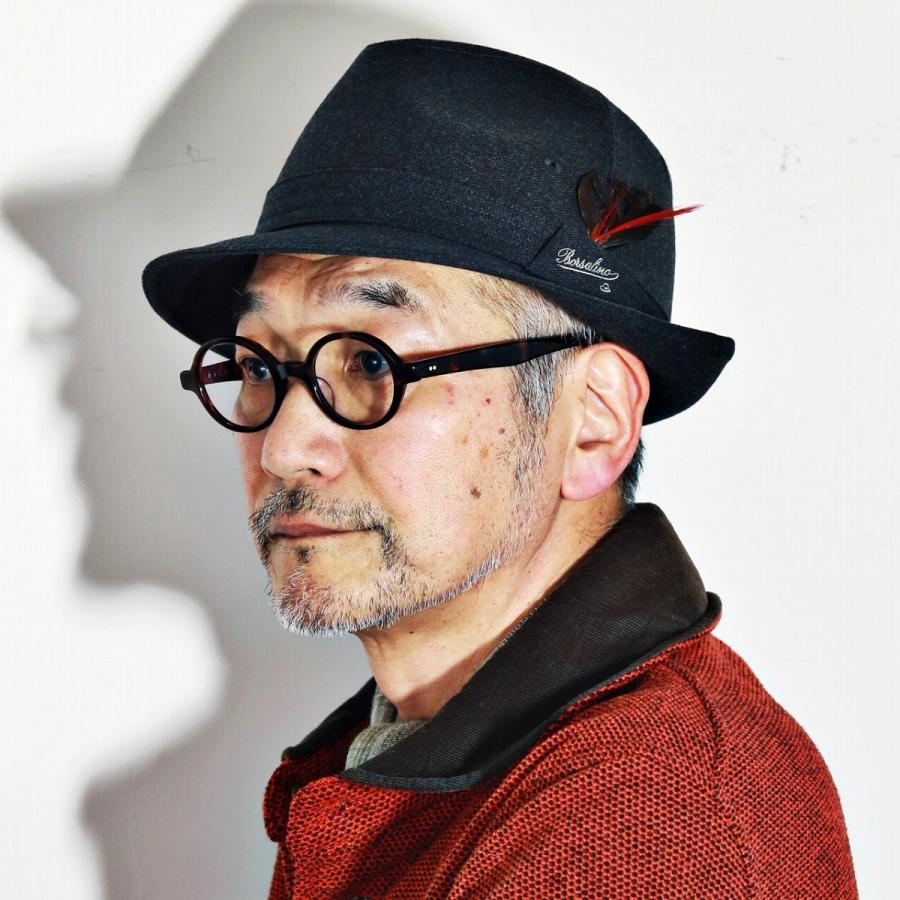美品 Borsalino ボルサリーノ 中折れ ウールハット 楽天市場】Borsalino ボルサリーノ 中折れハット フェルト帽 秋