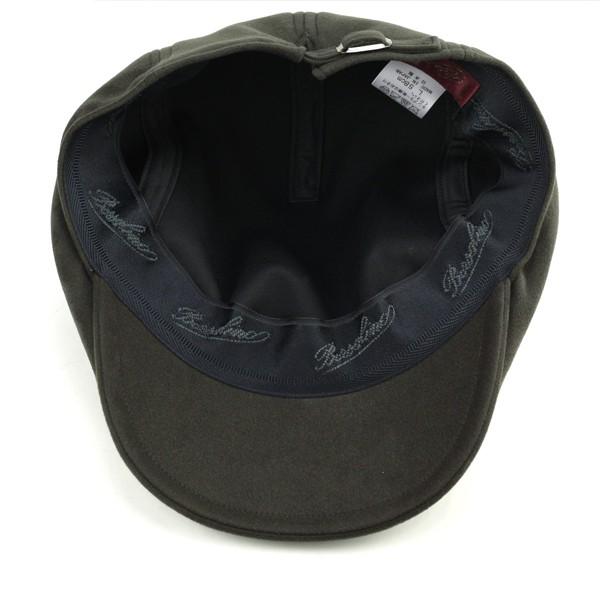Borsalino 黒 ハンチング カーフレザー（Borsalino ボルサリーノ 秋冬 
