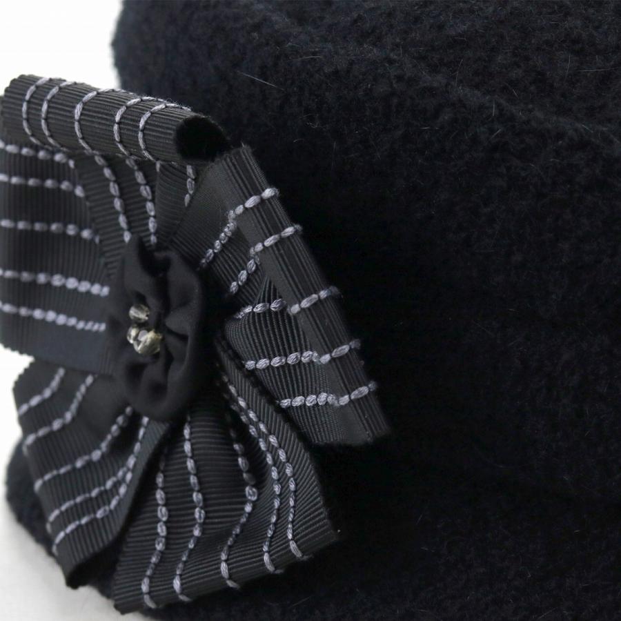 サイズ調節 エステルサテン起毛 アンゴラ混 クロッシェ レディース 冬