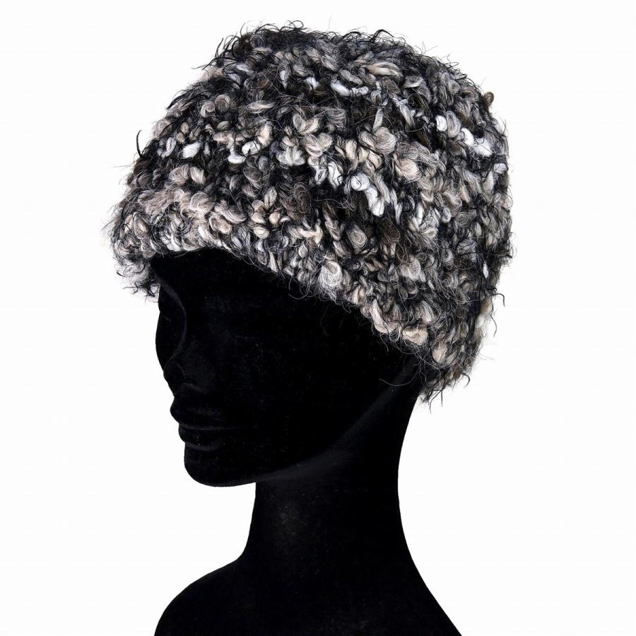 MODELIA ミセス ニット 秋冬 シニア 温かい 婦人 エスニック ニット帽