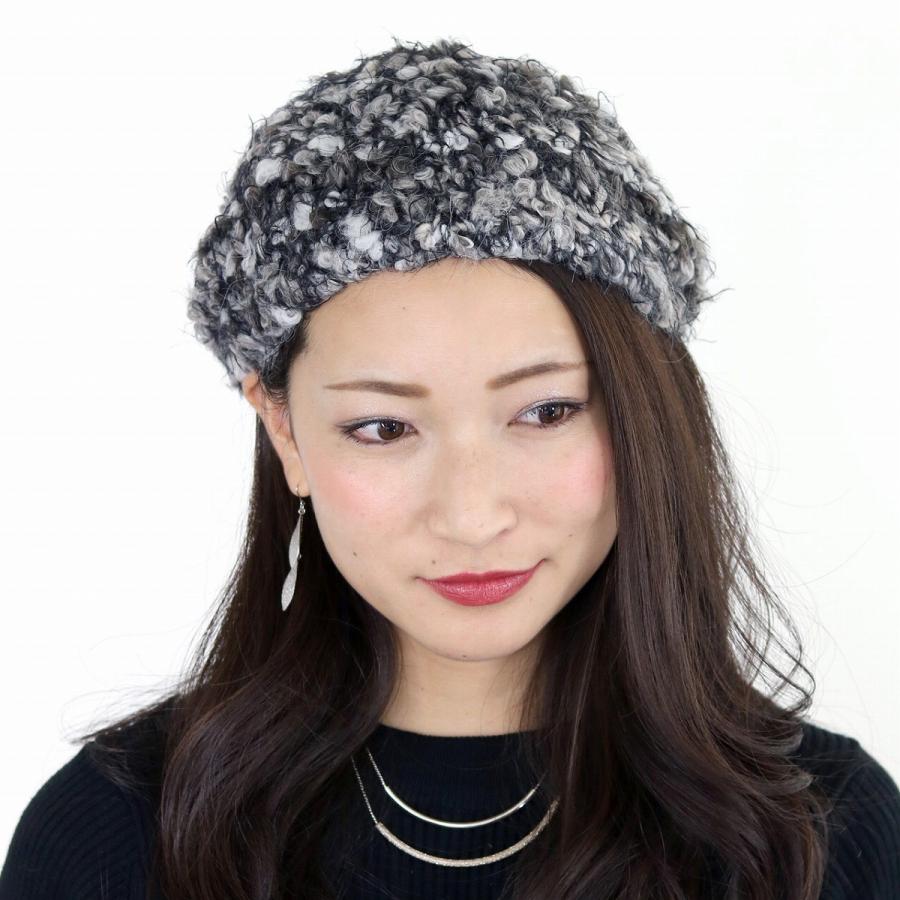 MODELIA ミセス ニット 秋冬 シニア 温かい 婦人 エスニック ニット帽