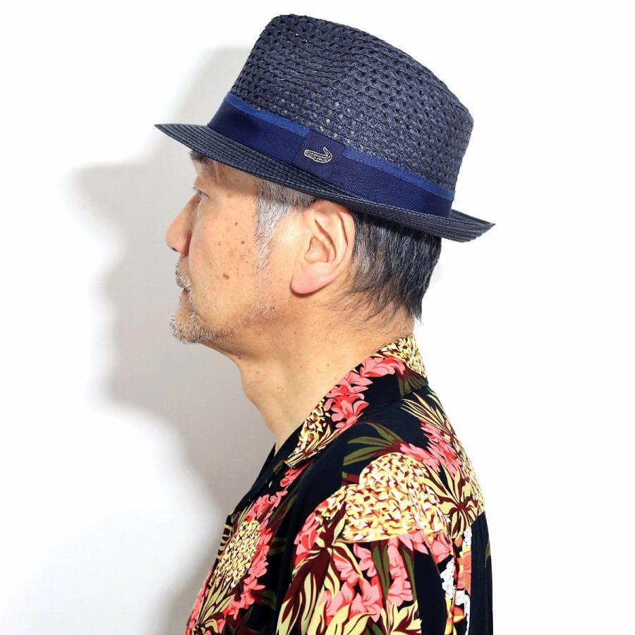 麦わら帽子 メンズ 中折れ ハット 帽子 春夏 ペーパーブレード
