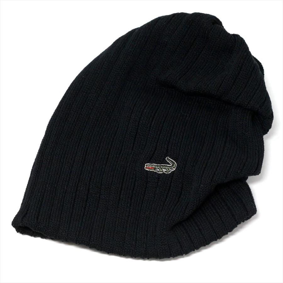 00s A&G ビーニー ニット帽 クロコダイル クロス 平成 y2k 秋冬クロスデザインヴィンテージスタイルレトロビーニー - ユニ
