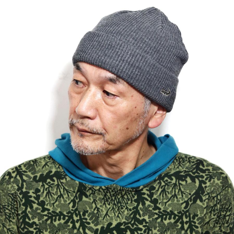 VeniceW ブラック×グレー　ニット帽子 VENCE EXCHANGE ニット帽 ニットキャップ グラフィティビーニーニット