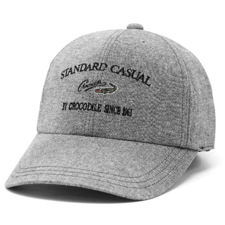 メンズ 夏 CROCODILE CAP ワニ ロゴ コットン キャップ 紳士帽