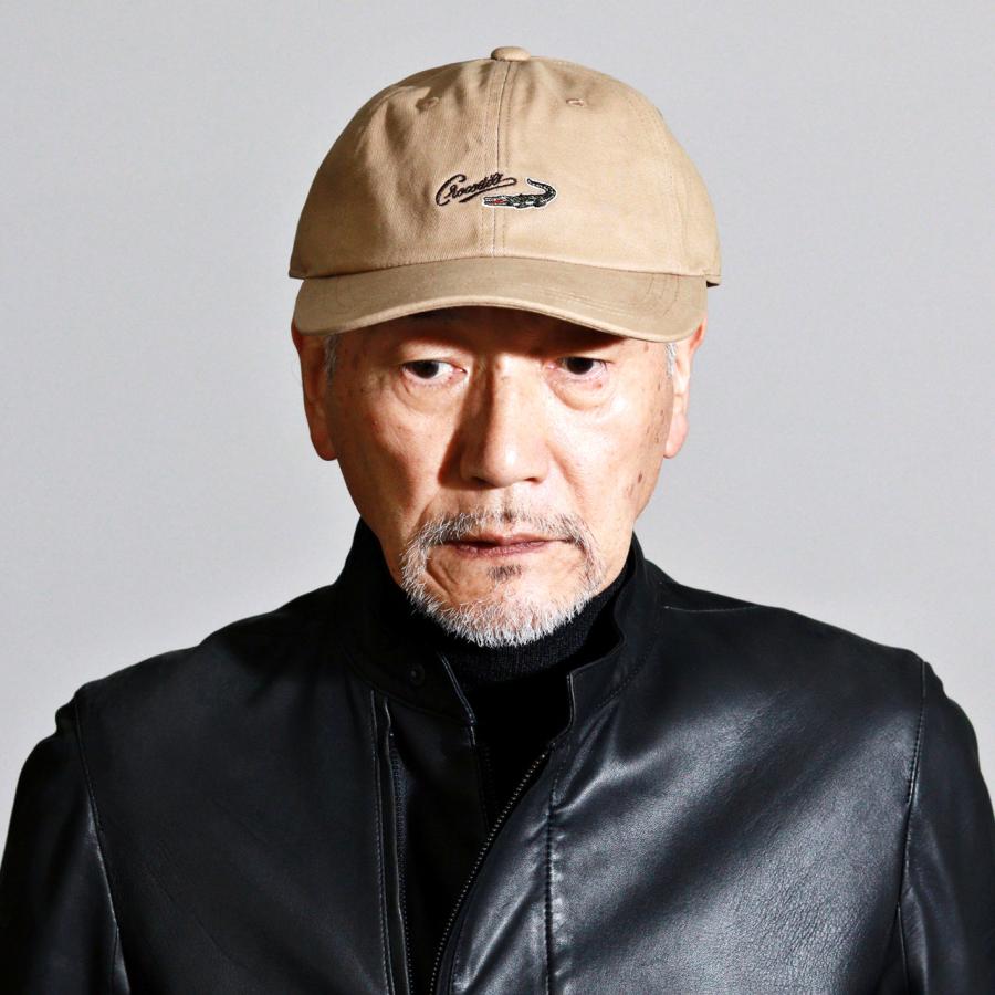 Crocodile（クロコダイル） キャップ メンズ 帽子 微起毛ピーチ加工