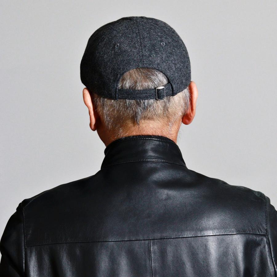 Crocodile（クロコダイル） キャップ メンズ 帽子 ウール混ツイード