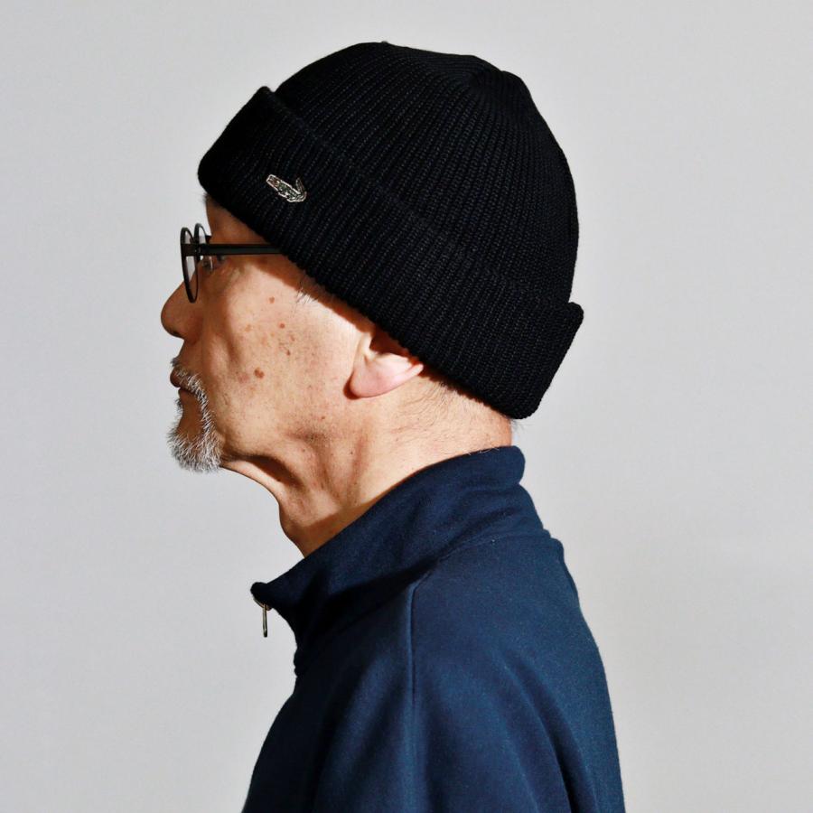 ニット帽 メンズ 帽子 厚手 ウール混 秋冬 防寒 ニット帽子 CROCODILE