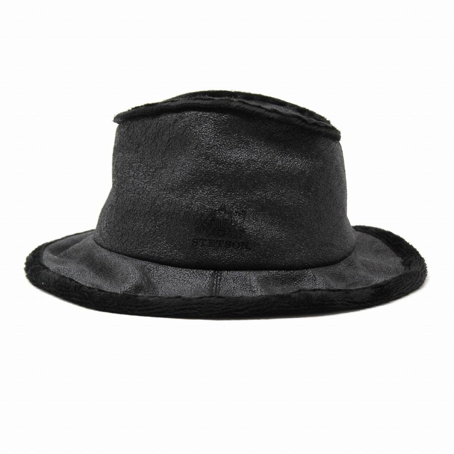 STETSON（ステットソン） ダウンハット 秋 フェイクレザー 帽子