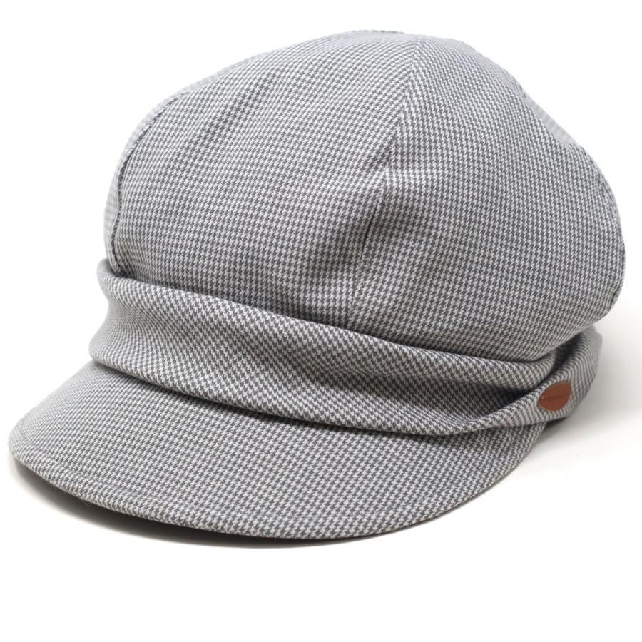 キャスケット レディース チェック柄 クロコダイル ミセス キャス