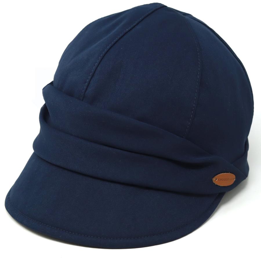 キャスケット レディース 牛革 クロコダイル ミセス キャス