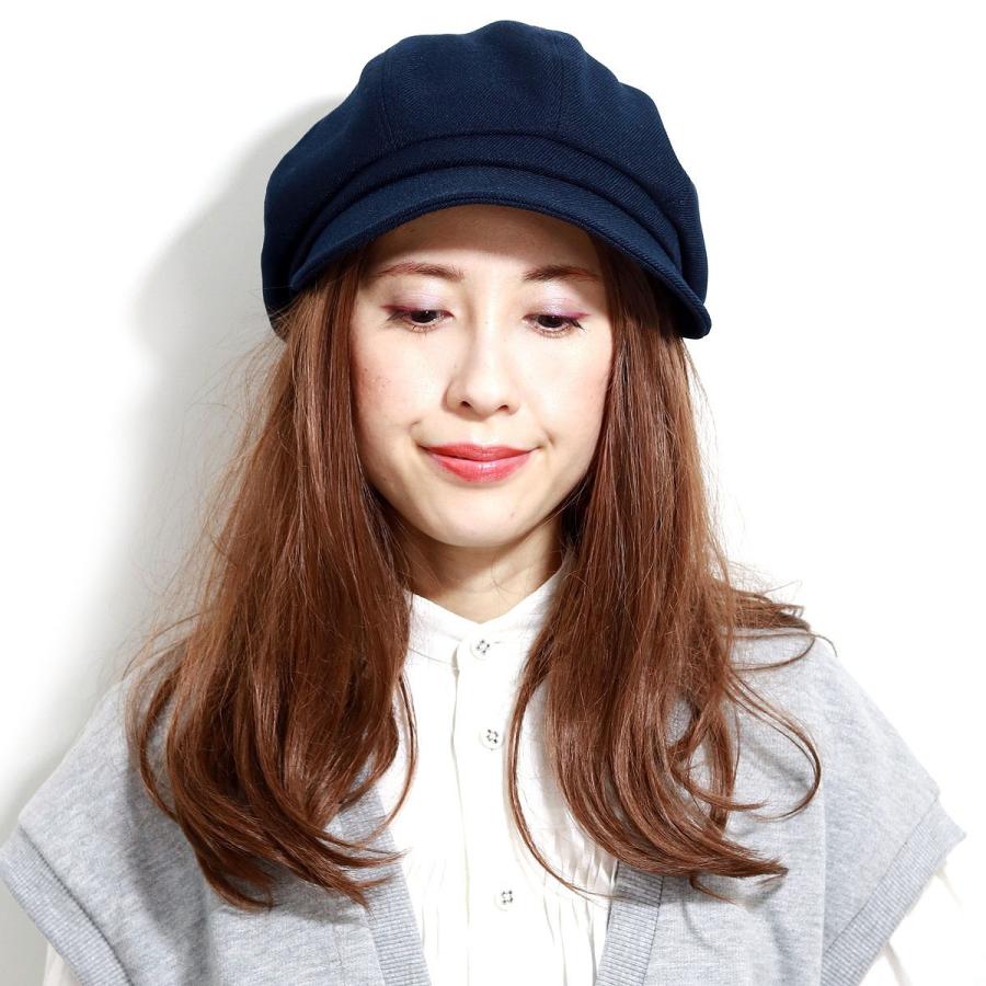 キャスケット レディース 日よけ 帽子 ウーリーカルゼストレッチ