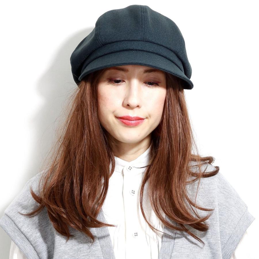 キャスケット レディース 日よけ 帽子 ウーリーカルゼストレッチ