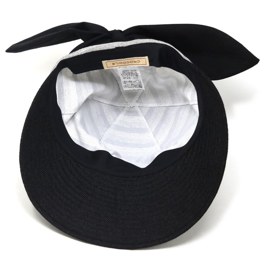 母の日 ミセス ハット クロコダイル ジョッキー レディース サンバイザー 日よけ 帽子 プレゼント 最大95 Offクーポン リボン バイザー ワイドブリム つば広