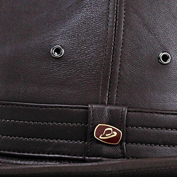 Borsalino ボルサリーノ レザーハット 帽子 ハット メンズ 中