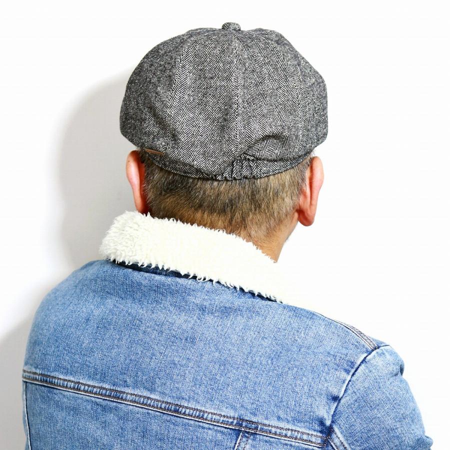 ヘリンボーン 8方ハンチング 秋冬 SARTORIAL CROWN NEW YORK 紳士