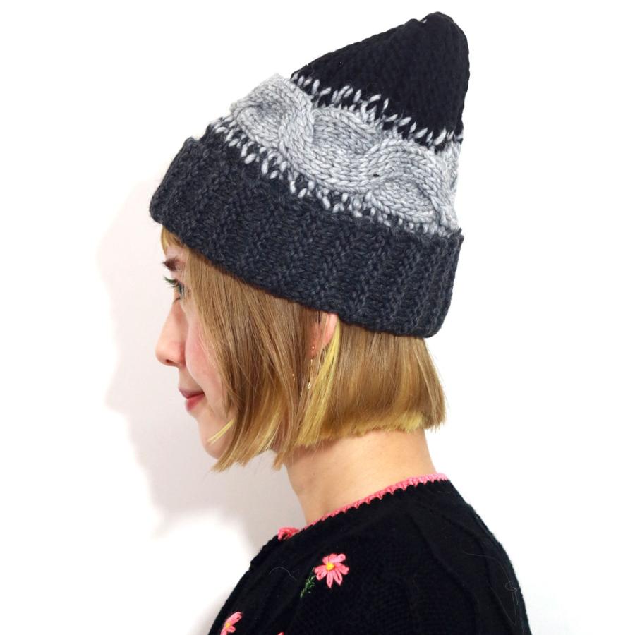 ニット帽 リブ編み ニット レディース スノボ ワッチ アルパカ メンズ