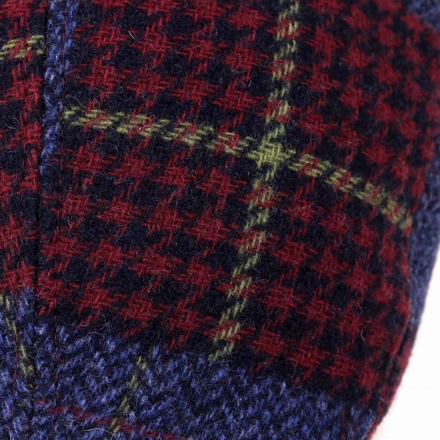 Crambes フランス製 ハンチング BRIGHTON × USSY チェック ハンチング