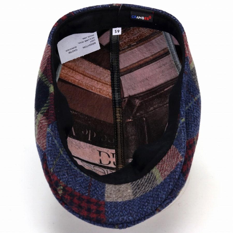 Crambes フランス製 ハンチング BRIGHTON × USSY チェック ハンチング