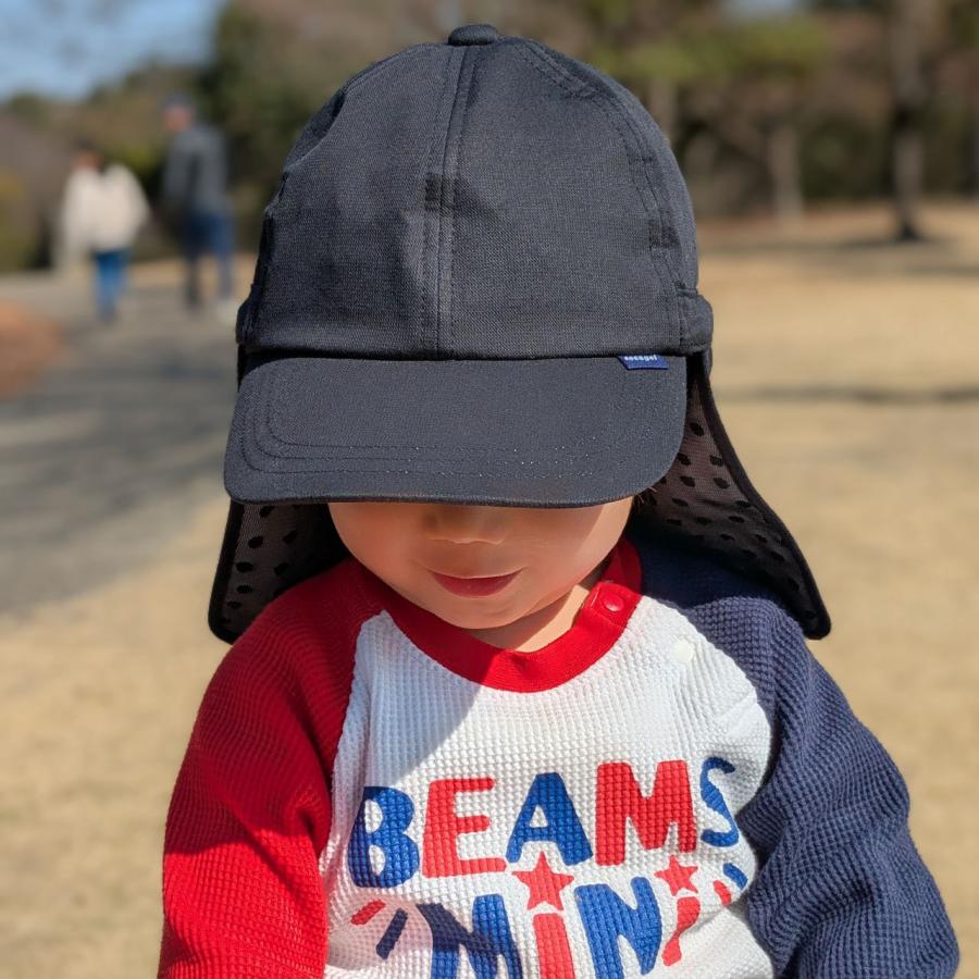 子ども キャップ コカゲル キッズ 帽子 遮熱 日よけ タレ付き 幼児