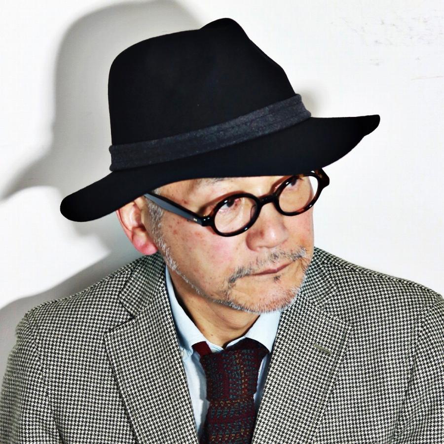 Christies 中折れハット つば広 CHRISTYS' CROWN 帽子 メンズ