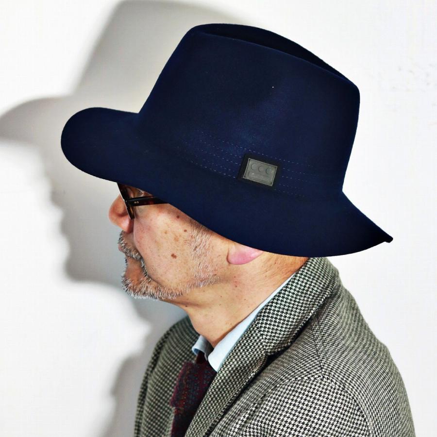 Christies 中折れハット つば広 CHRISTYS' CROWN 帽子 メンズ