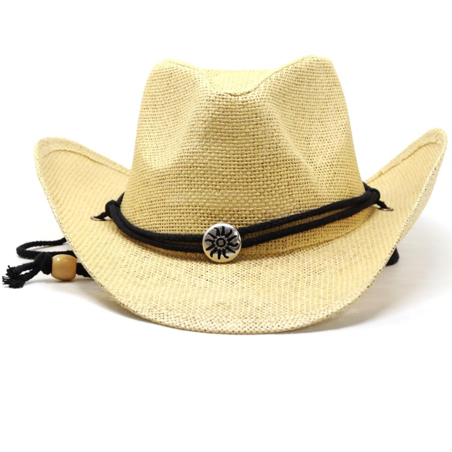 あご紐付き帽子 テンガロンハット メンズ HAT YOU コンチョ付き