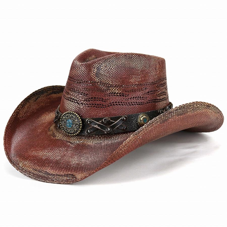 本格 カウボーイ ハット California Hat Company Inc. ストロー