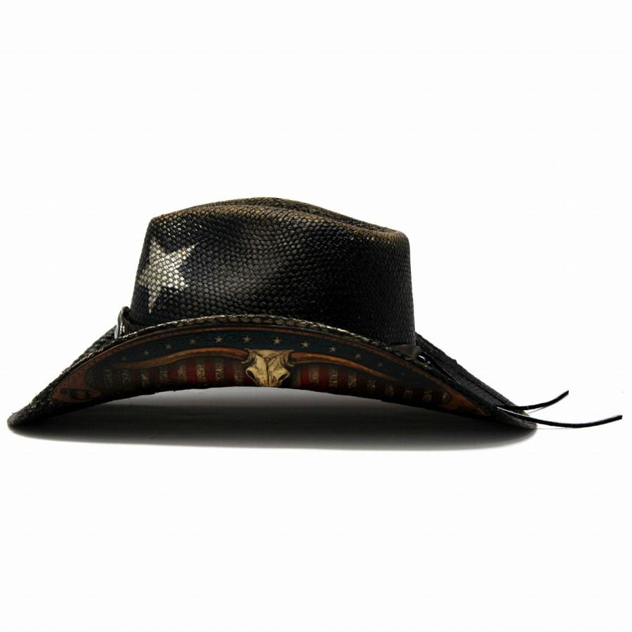 未使用品　テンダーロイン　ペイズリー柄 パナマ　ハット パナマハット メンズ 帽子 星 テンガロン California Hat
