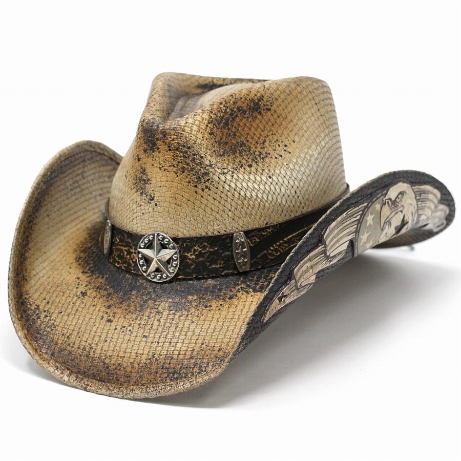 カウボーイ ハット メンズ 春夏 California Hat Company Inc. イーグル