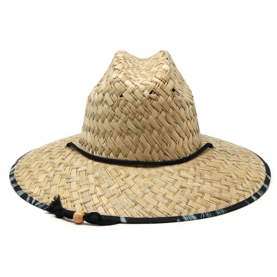 ライフガードハット 顎紐付き ハット つば広 メンズ 麦わら帽子