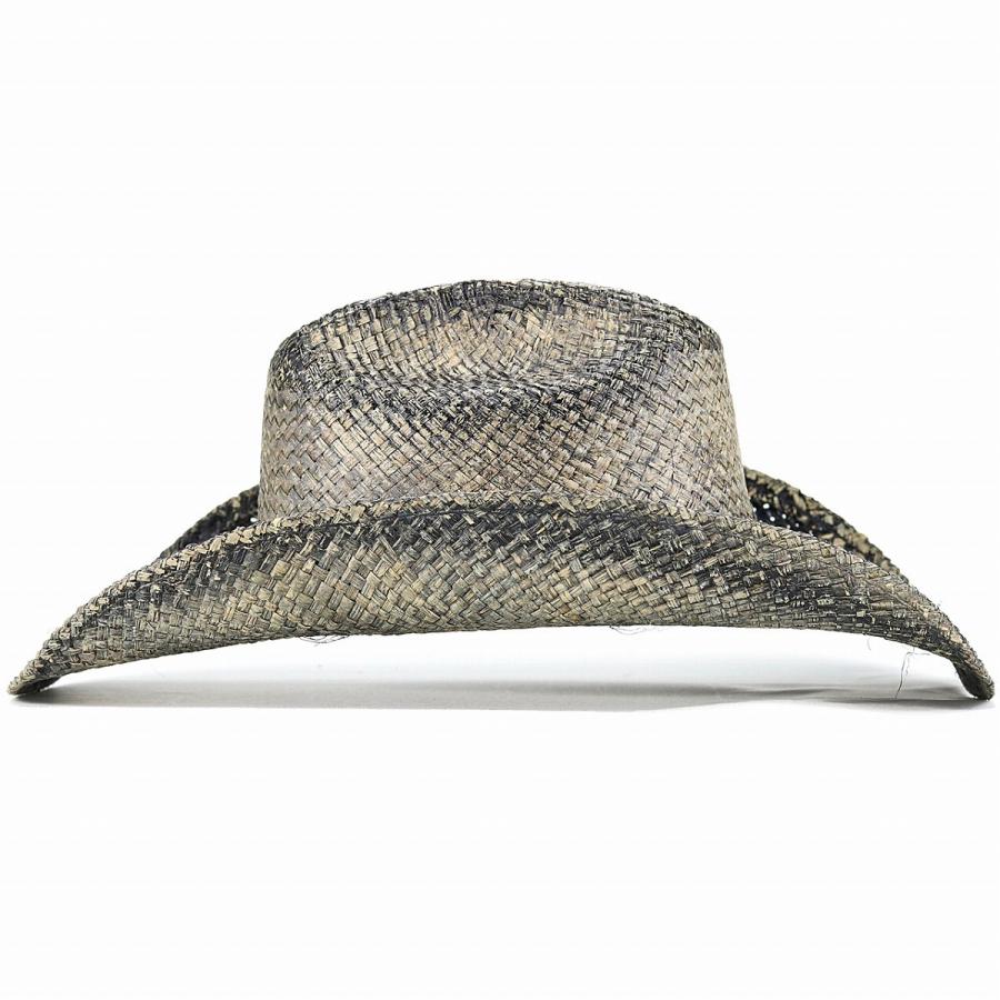 ラフィア テンガロンハット California Hat Company Inc. メンズ レディース 帽子 アメリカ 春夏 ハット カリフォルニアハット カウボーイ 黒 ブラック｜elehelm-hatstore｜02