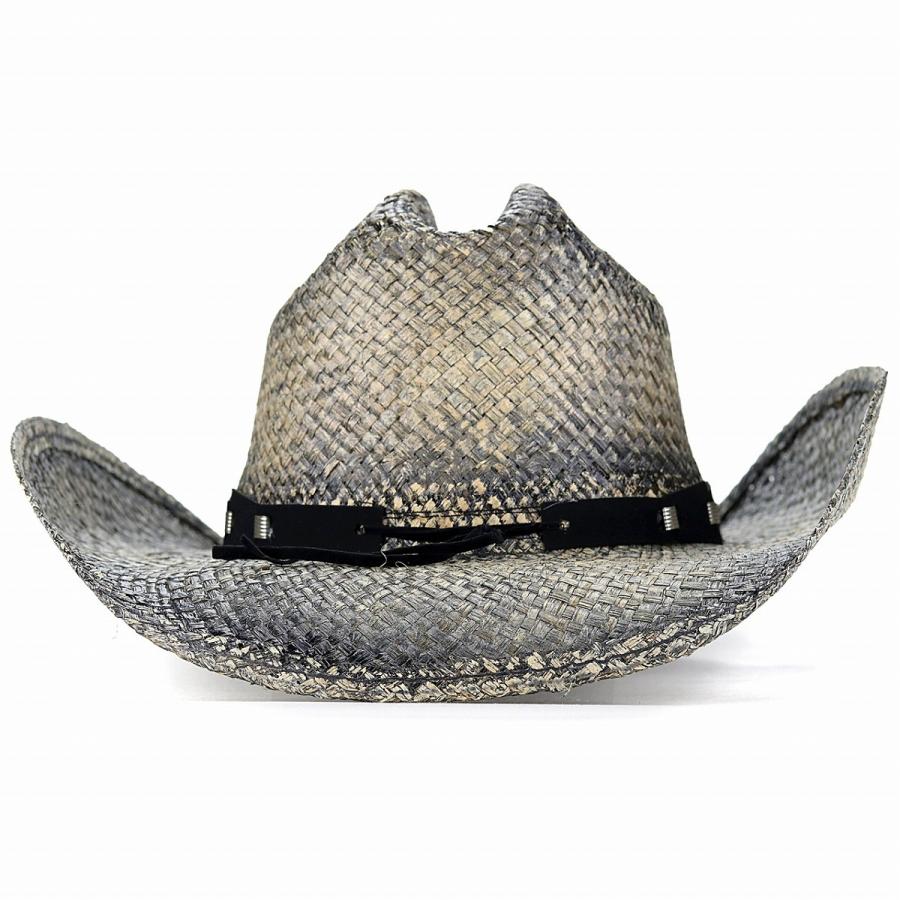 ラフィア テンガロンハット California Hat Company Inc. メンズ レディース 帽子 アメリカ 春夏 ハット カリフォルニアハット カウボーイ 黒 ブラック｜elehelm-hatstore｜04