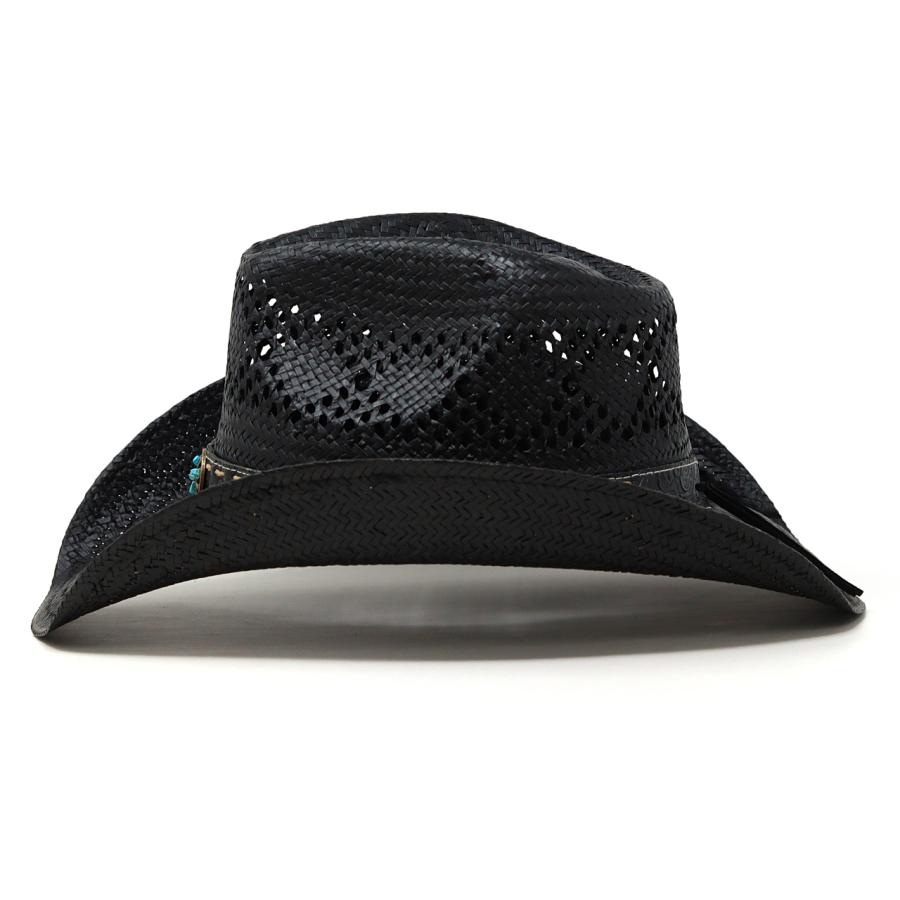 メンズ 春夏 カウボーイ ハット テンガロンハット ターコイズ