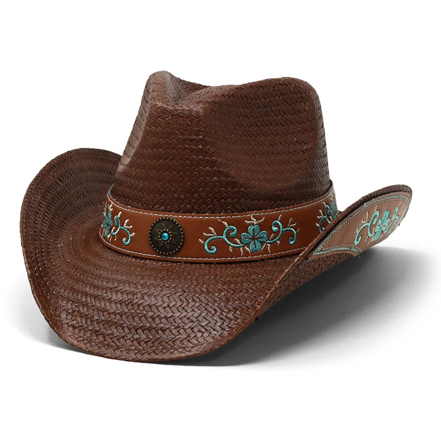 【florabella】BILLIE カウボーイハット シーグリーン 帽子 florabella Billie Cowboy Hat in Seagreen | REVOLVE