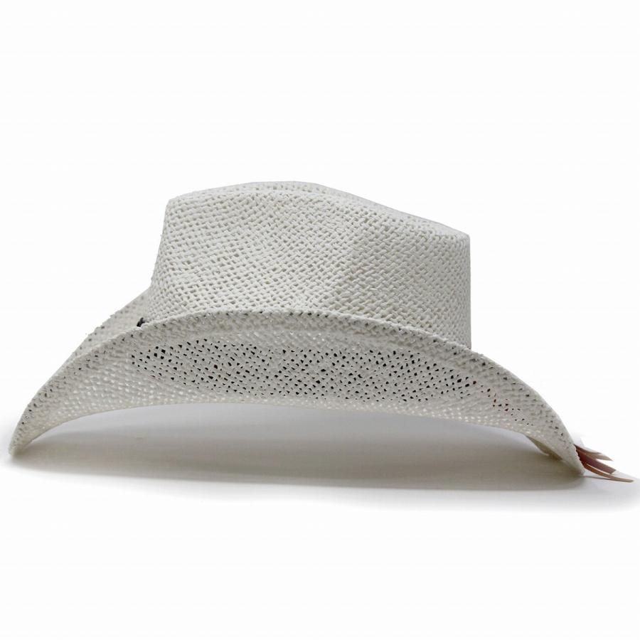 メンズ ハット 春 夏 帽子 カウボーイハット ペーパー 撚り