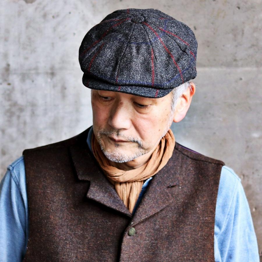 Christies 秋 冬 CHRISTYS' LONDON 八方ハンチング ウール素材