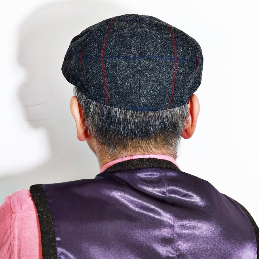 ハンチング メンズ レディース CHRISTYS' CROWN クリスティーズクラウン 8パネル ハンチング 八方 秋冬 キャスケット 帽子 ブラック Christies 秋 冬 CHRISTYS' LONDON 八方ハンチング ウール素材