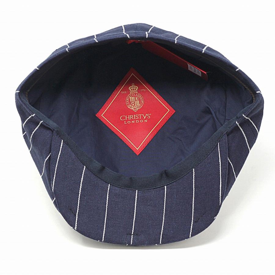 Christies CHRISTYS' LONDON ストライプ柄 8方ハンチング 春 夏