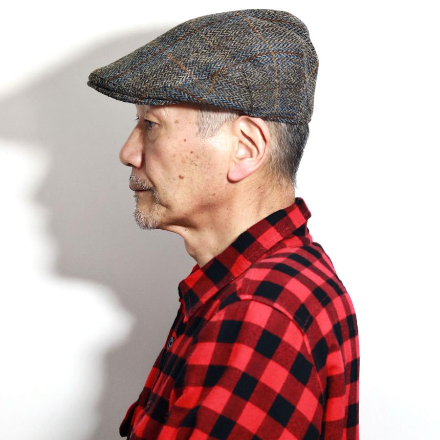 CHRISTYS' LONDON ハンチング ツイード 千鳥　タグ付きXL CHRISTYS' LONDON ハンチング ツイード 千鳥 タグ付きXL