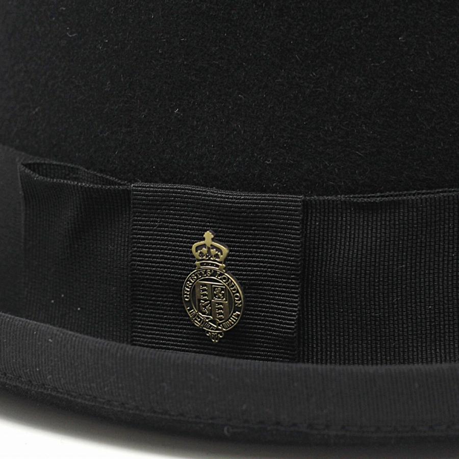 CHRISTYS’ ボーラーハット Lサイズ ブラック｜英国老舗・箱付き CHRISTYS' ボーラーハット Lサイズ ブラック｜英国老舗・箱付き