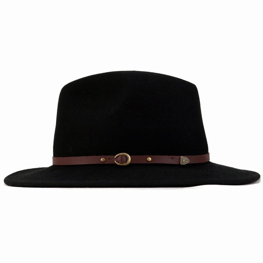 英国クリスティーズ58帽子Christys定番ハット黒フェドーラ HAT COLLECTION 【ニューヨークハット（NEW YORK HAT