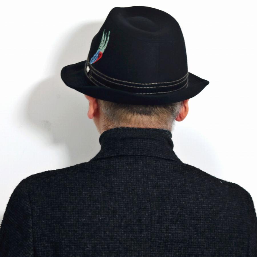 DAKS（ダックス） 中折れハット メンズ 帽子 ウール 秋 冬 中折ハット