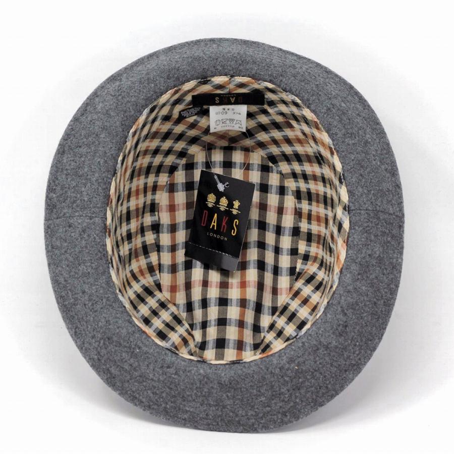 DAKS（ダックス） ハット 中折れハット メンズ 帽子 ウール 秋 冬 中折
