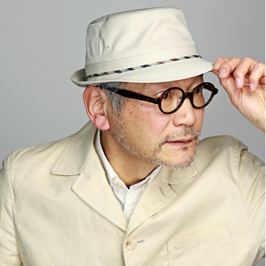 DAKS ダックス　ハット　リボン　日本製 帽子 ダックス 中折れハット へリンボン メンズ daks 帽子 秋冬