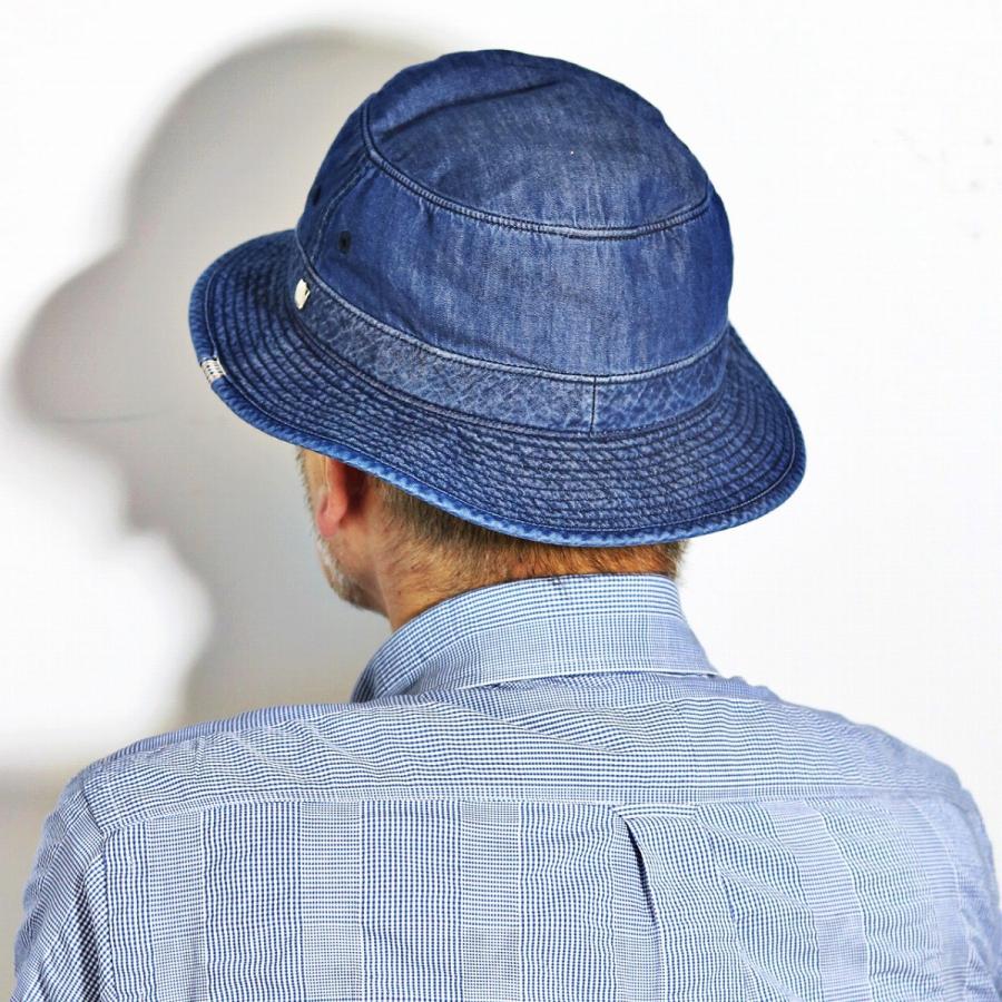 DAKS（ダックス） インディゴデニム サファリハット メンズ 父の日